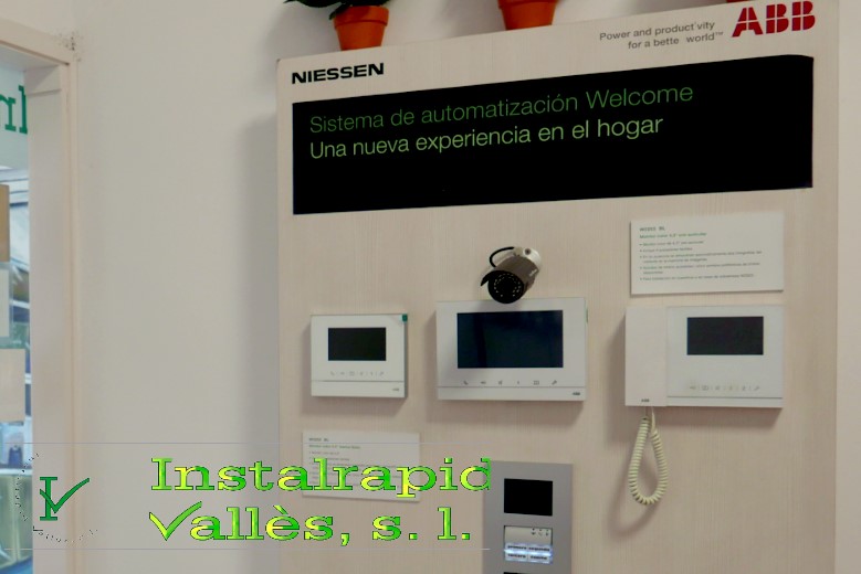 Instalrapid Vallès S.L.Mollet del Vallès, Barcelona, vídeo porteros digitales ABB Niessen, instalaciones profesionales en Barcelona