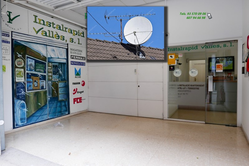 Especialistas en antenas parabólicas satélite, instalación y reparación,Instalrapid Vallès,Barcelona